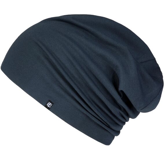 Enter the Complex® Leichte Beanie Mütze, Herren und Damen, Übergangsmütze, Herbst Winter und Frühling Sommer, Dünne Kopfbedeckung, Baumwolle (Jersey), L/XL, Anthrazit