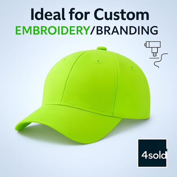 4sold Baseball Cap Baumwolle, Unisex Baseballkappe Herren Damen, Verstellbar Einheitsgröße, Sonnenmütze, Leicht & Atmungsaktiv, Sport Freizeit Outdoor