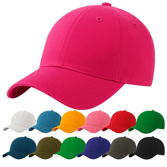 4sold Baseball Cap Baumwolle, Unisex Baseballkappe Herren Damen, Verstellbar Einheitsgröße, Sonnenmütze, Leicht & Atmungsaktiv, Sport Freizeit Outdoor
