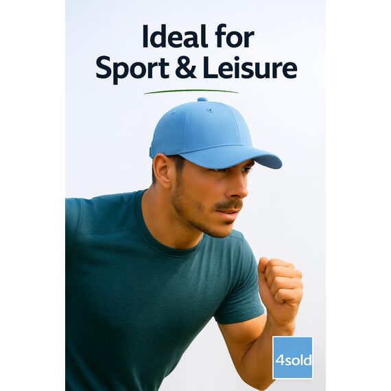 4sold Baseball Cap Baumwolle, Unisex Baseballkappe Herren Damen, Verstellbar Einheitsgröße, Sonnenmütze, Leicht & Atmungsaktiv, Sport Freizeit Outdoor