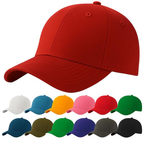 4sold Baseball Cap Baumwolle, Unisex Baseballkappe Herren Damen, Verstellbar Einheitsgröße, Sonnenmütze, Leicht & Atmungsaktiv, Sport Freizeit Outdoor