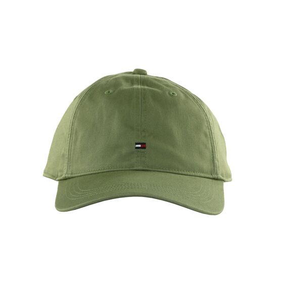 Tommy Hilfiger Herren-Baseballkappe, Grün (verblasstes Olivgrün), Einheitsgröße