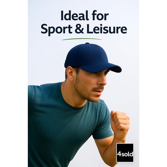 4sold Baseball Cap Baumwolle, Unisex Baseballkappe Herren Damen, Verstellbar Einheitsgröße, Sonnenmütze, Leicht & Atmungsaktiv, Sport Freizeit Outdoor