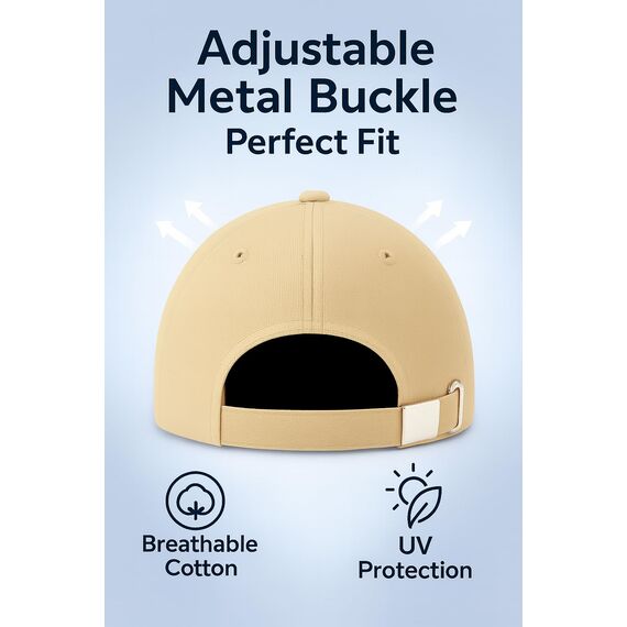 4sold Baseball Cap Baumwolle, Unisex Baseballkappe Herren Damen, Verstellbar Einheitsgröße, Sonnenmütze, Leicht & Atmungsaktiv, Sport Freizeit Outdoor