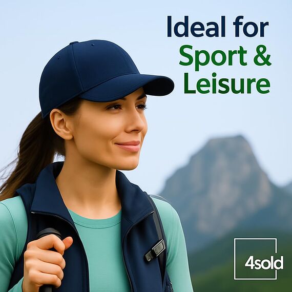 4sold Baseball Cap Baumwolle, Unisex Baseballkappe Herren Damen, Verstellbar Einheitsgröße, Sonnenmütze, Leicht & Atmungsaktiv, Sport Freizeit Outdoor