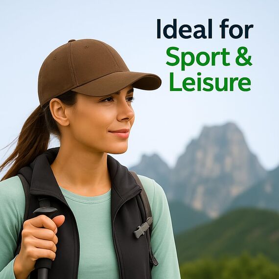 4sold Baseball Cap Baumwolle, Unisex Baseballkappe Herren Damen, Verstellbar Einheitsgröße, Sonnenmütze, Leicht & Atmungsaktiv, Sport Freizeit Outdoor