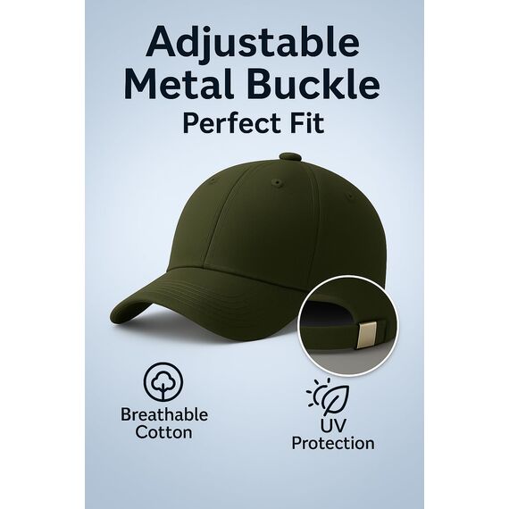 4sold Baseball Cap Baumwolle, Unisex Baseballkappe Herren Damen, Verstellbar Einheitsgröße, Sonnenmütze, Leicht & Atmungsaktiv, Sport Freizeit Outdoor