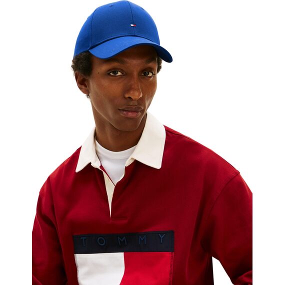 Tommy Hilfiger Herren Th Flag Cotton 6-Panel Cap Am0Am13008 Kappe, Blau, Einheitsgröße