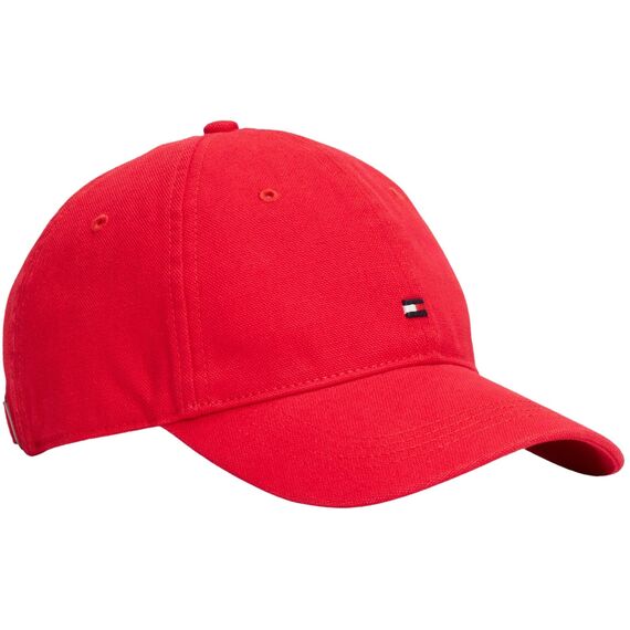 Tommy Hilfiger Herren Cap Flag Soft Panel aus Baumwolle, Rot (Primary Red), Einheitsgröße