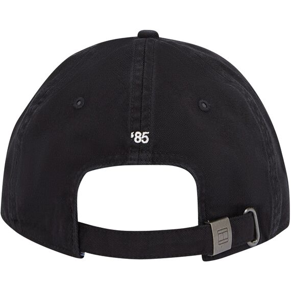 Tommy Hilfiger Herren Cap Flag Soft 6 Panel aus Baumwolle, Schwarz (Black), Einheitsgröße