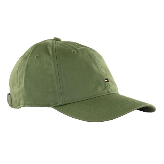 Tommy Hilfiger Herren-Baseballkappe, Grün (verblasstes Olivgrün), Einheitsgröße