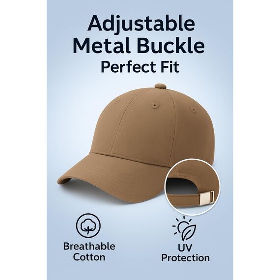 4sold Baseball Cap Baumwolle, Unisex Baseballkappe Herren Damen, Verstellbar Einheitsgröße, Sonnenmütze, Leicht & Atmungsaktiv, Sport Freizeit Outdoor