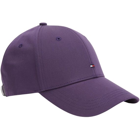 Tommy Hilfiger Herren TH Flag Cotton 6 Panel Cap AM0AM13008 Cap, Lila, Einheitsgröße, Lila (Mulberry Haze), Einheitsgröße