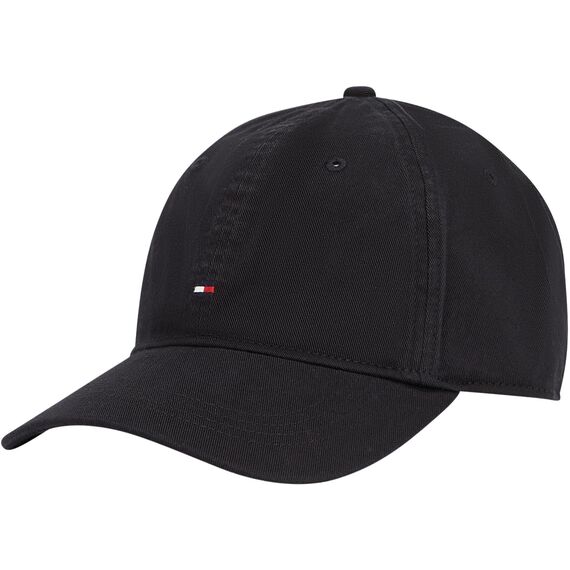 Tommy Hilfiger Herren Cap Flag Soft 6 Panel aus Baumwolle, Schwarz (Black), Einheitsgröße