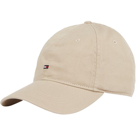Tommy Hilfiger Herren Cap Flag Soft 6 Panel aus Baumwolle, Beige (Sandalwood), Einheitsgröße
