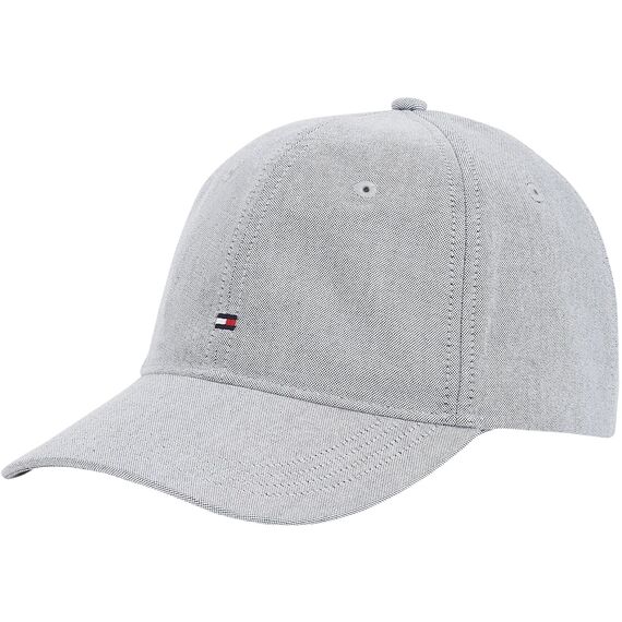 Tommy Hilfiger Herren Cap Flag Oxford 6 Panel aus Baumwolle, Blau (Space Blue), Einheitsgröße