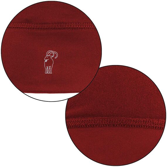 ALPIDEX Running Mütze Sportmütze Laufmütze Damen Herren Funktionsmütze One Size Thermo Kopfbedeckung Radfahren Winddicht Atmungsaktiv Skull Cap Fahrrad Unterziehmütze Unisex, Farbe:red