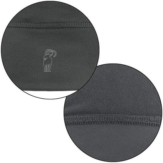 ALPIDEX Running Mütze Sportmütze Laufmütze Damen Herren Funktionsmütze One Size Thermo Kopfbedeckung Radfahren Winddicht Atmungsaktiv Skull Cap Fahrrad Unterziehmütze Unisex, Farbe:Grey