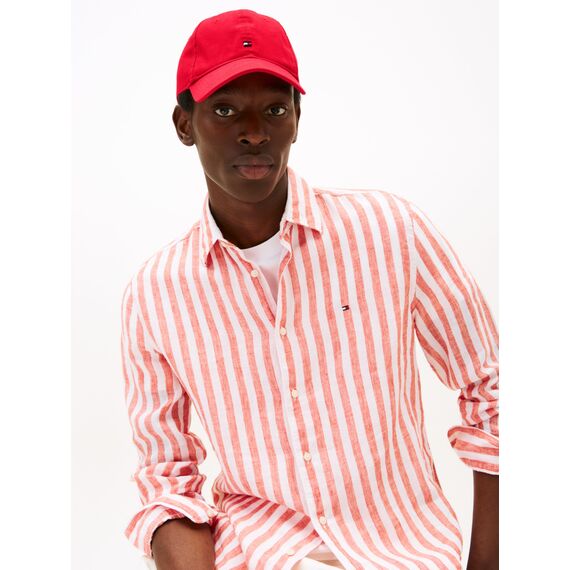Tommy Hilfiger Herren Cap Flag Soft Panel aus Baumwolle, Rot (Primary Red), Einheitsgröße