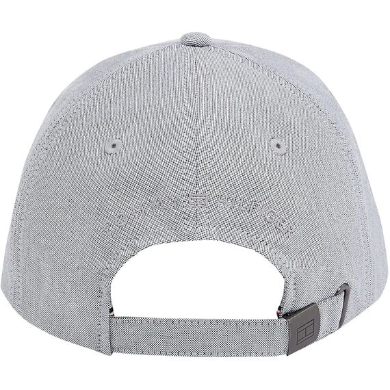 Tommy Hilfiger Herren Cap Flag Oxford 6 Panel aus Baumwolle, Blau (Space Blue), Einheitsgröße