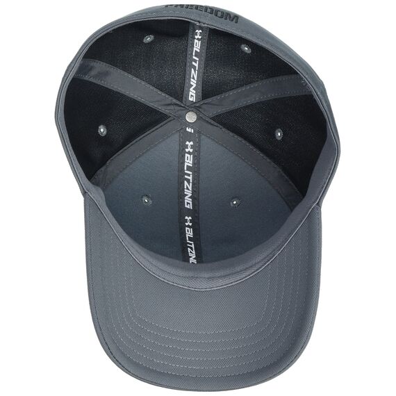 Under Armour Freedom Blitzing Mütze für Herren, Grau (Pitch Gray) (012)/Schwarz, XL/XXL