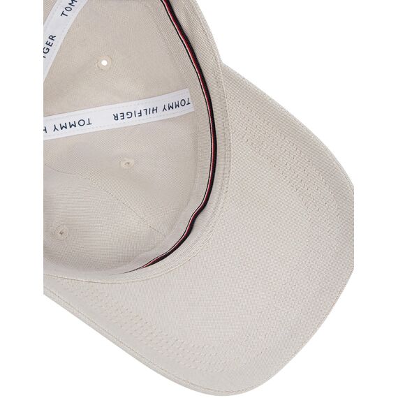 Tommy Hilfiger Herren Cap Flag Oxford 6 Panel aus Baumwolle, Beige (Safari Canvas), Einheitsgröße