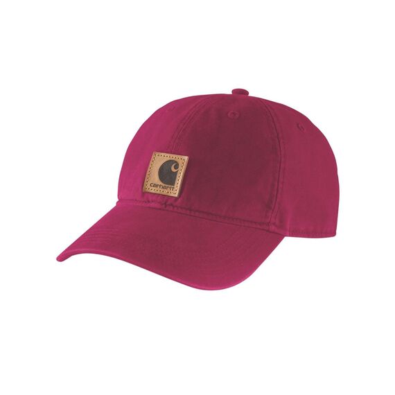 Carhartt Herren Canvas Cap Baseballkappe, Rote Beete, Einheitsgröße