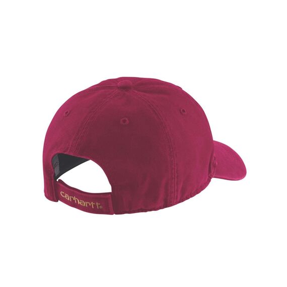 Carhartt Herren Canvas Cap Baseballkappe, Rote Beete, Einheitsgröße