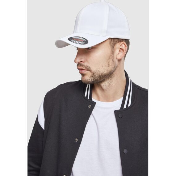 Flexfit Cap Organic Cotton Cap, White, S/M, 6277OC