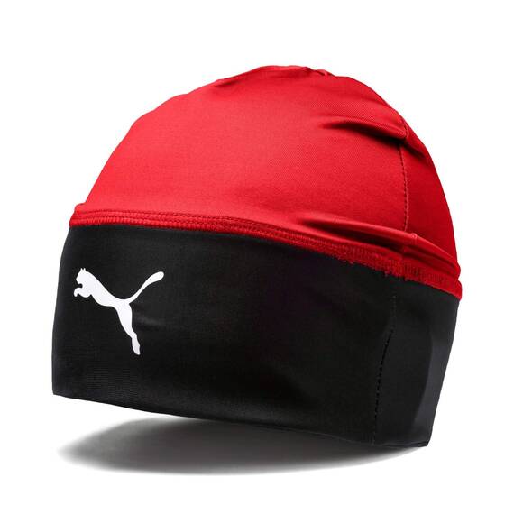 PUMA Unisex Liga Beanie M tze, Rot, Einheitsgröße EU
