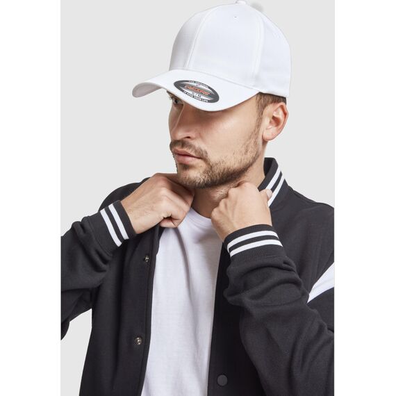 Flexfit Cap Organic Cotton Cap, White, S/M, 6277OC