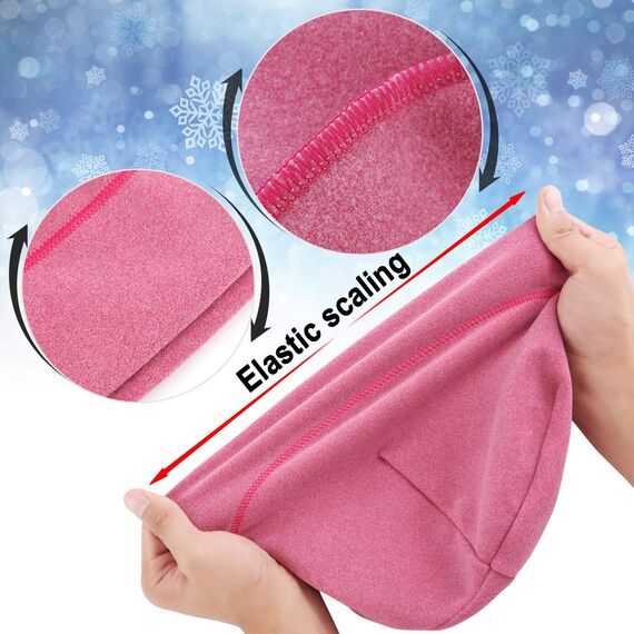 HASAGEI Laufmütze Herren und Damen Sportmütze Fahrrad Mütze Funktionsmütze Fleece Thermo Atmungsaktiv für Laufen Skifahren Radfahren Snowboarden Klettern Motorradfahren Outdoor