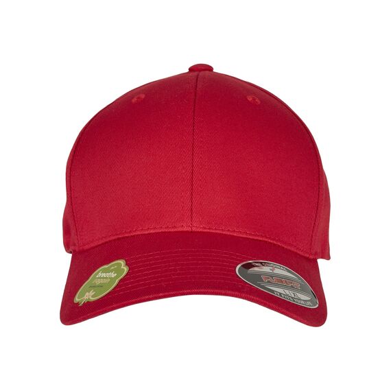 Flexfit Organic Cotton Cap, red, L/XL