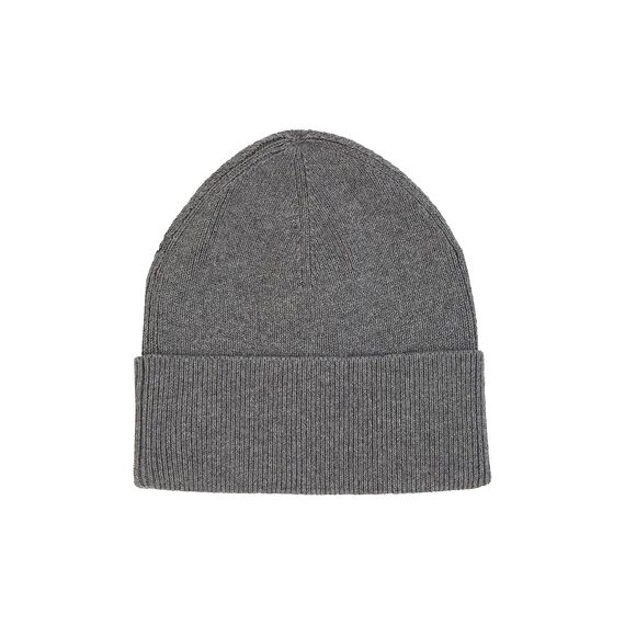 Tommy Hilfiger Damen Strickmütze Essential Flag Wintermütze, Grau (Medium Grey Heather), Onesize