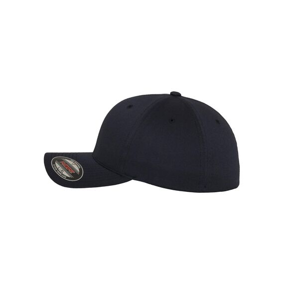 Flexfit Unisex Cap Wooly Combed, Unisex Baseballkappe, Youth, Dark Navy