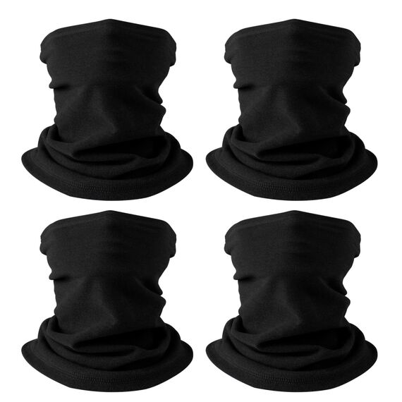 HEGCOIIE 4 Stück Winter Loop Schal für Herren & Damen,Weichem Fleece Schlauchschal Winddicht Halstuch Halswärmer für Outdoor Skifahren motorrad Radfahren.…