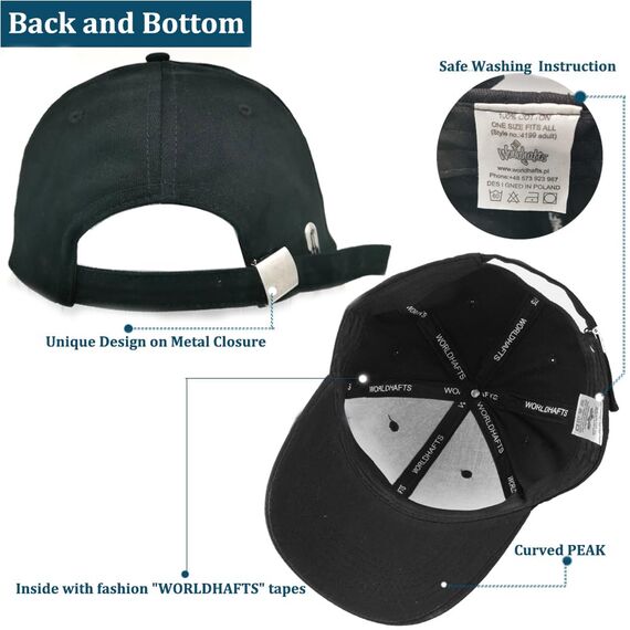 4sold (3 Stück) Baseball Cap für Männer Frauen 100% Baumwolle Baseball Cap Sport Casual Einfarbig Sonnenhut Hüte Messing Polo Stil Klassisch, Farbset 5, One Size