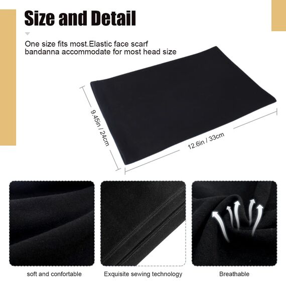 HEGCOIIE 4 Stück Winter Loop Schal für Herren & Damen,Weichem Fleece Schlauchschal Winddicht Halstuch Halswärmer für Outdoor Skifahren motorrad Radfahren.…