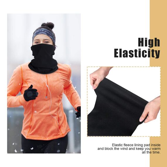 HEGCOIIE 4 Stück Winter Loop Schal für Herren & Damen,Weichem Fleece Schlauchschal Winddicht Halstuch Halswärmer für Outdoor Skifahren motorrad Radfahren.…