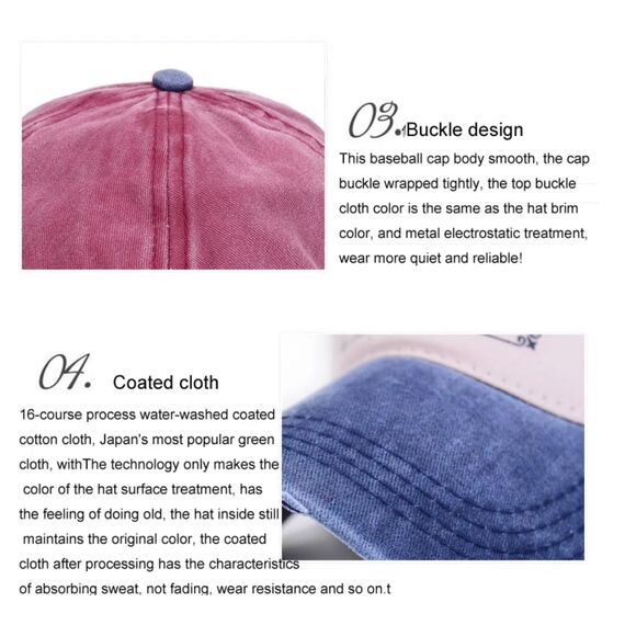 4sold (3 Stück) Baseballkappe für Herren und Damen, 100% Baumwolle, Baseballkappe, Sport, lässig, einfarbig, Sonnenhut, Mütze, Messing, Polo-Stil, klassisch, Farbset 12, One Size