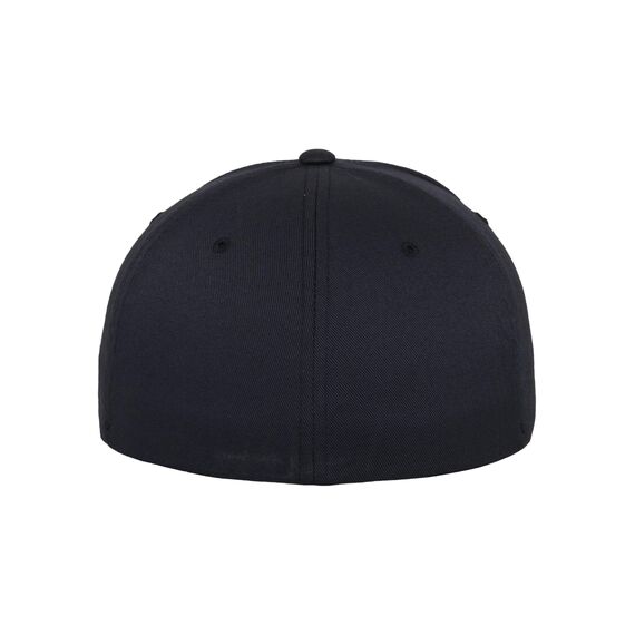 Flexfit Unisex Cap Wooly Combed, Unisex Baseballkappe, Youth, Dark Navy