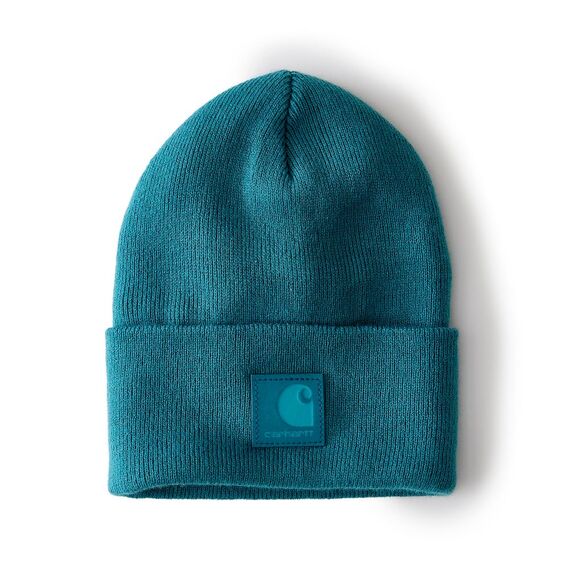 Carhartt Unisex Beanie Hat Tonal Patch Beanie - Transformative Teal