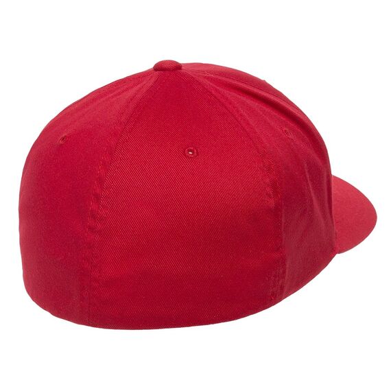 Flexfit Wooly Combed Twill Cap 6277 - Rot - S/M