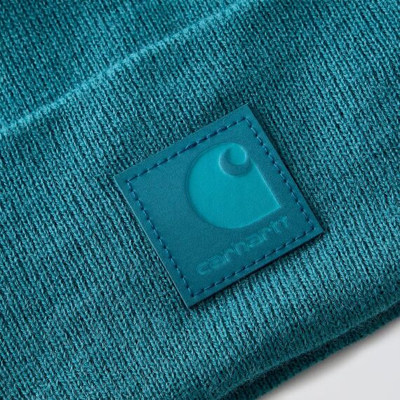 Carhartt Unisex Beanie Hat Tonal Patch Beanie - Transformative Teal