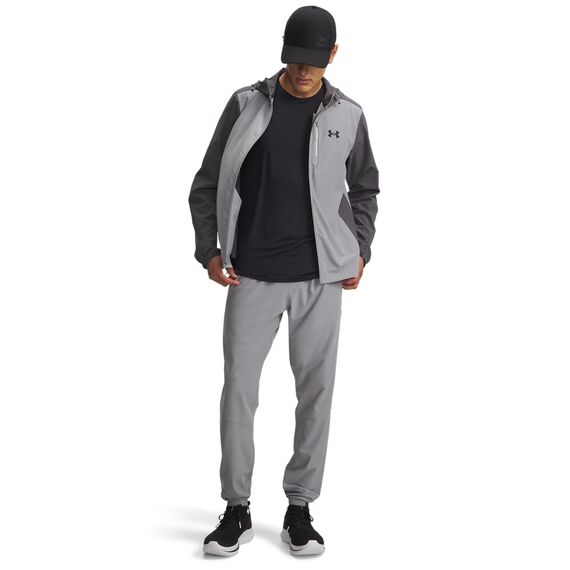 Under Armour Herren Iso-chill ArmourVent Stretch Fit Mütze (DE/NL/SE/PL, Alphanumerisch, M, L, Standard, Black/Castlerock)