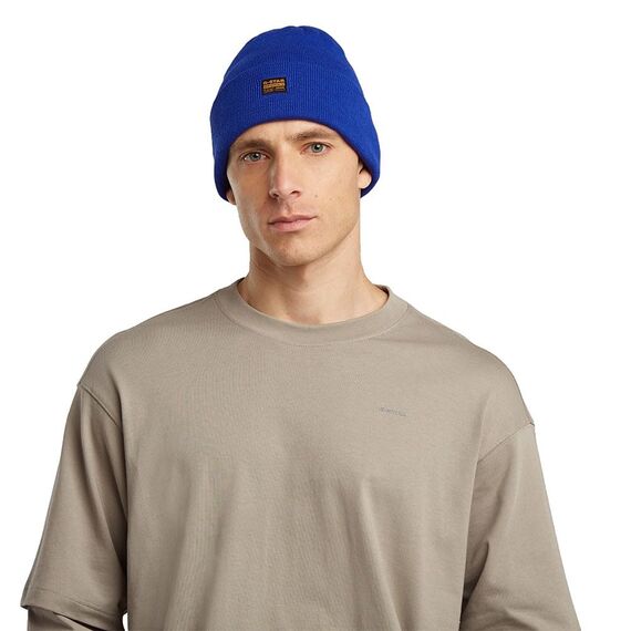 G-Star Herren Effo Long Beanie Hat, Blau (Racing Blue D16624-E149-888), Einheitsgröße EU