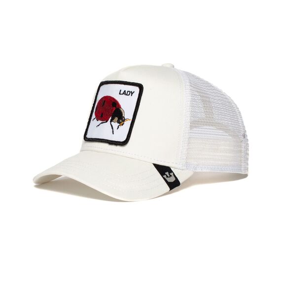 Goorin Bros. The Farm A-Frame Trucker-Kappe, Ivory Lady Bug, Einheitsgröße