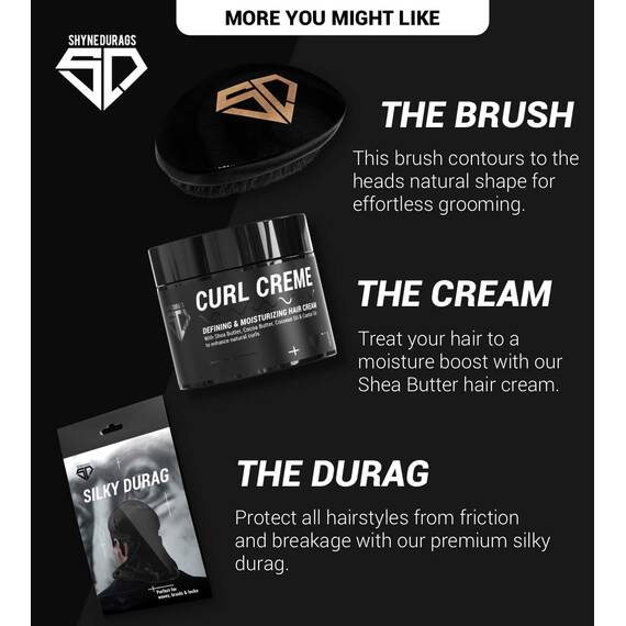 SHYNE Silky Durag – Grün | Perfekt für Waves, Zöpfe und Locken | Premium Silk Du Rags für Männer und Frauen | Langer Schwanz | Ultraweicher und knitterfreier Satin | Black Owned Business