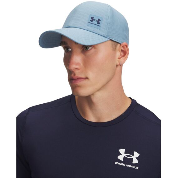 Under Armour Iso-chill ArmourVent Herrenmütze, verstellbar, (418) Blue Smoke/Washed Navy, Einheitsgröße