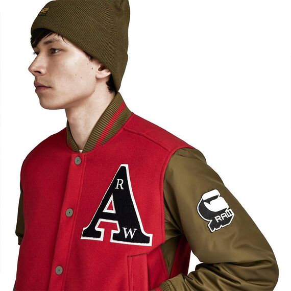 G-Star Herren Effo Long Beanie, Grün (dark olive D16624-C754-C744), PC